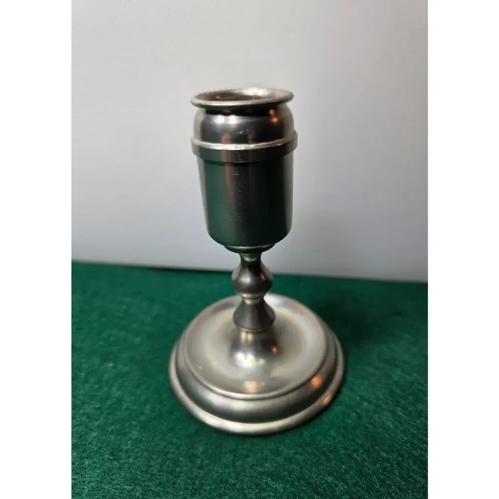 Vintage Royal Holland Pewter Candlestick  by KMD Daalderop